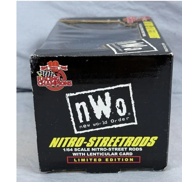 Vintage WCW nWo Nitro-Streetrods 1/64 Racing Champions w/ Lenticular Card - Picture 4 of 5